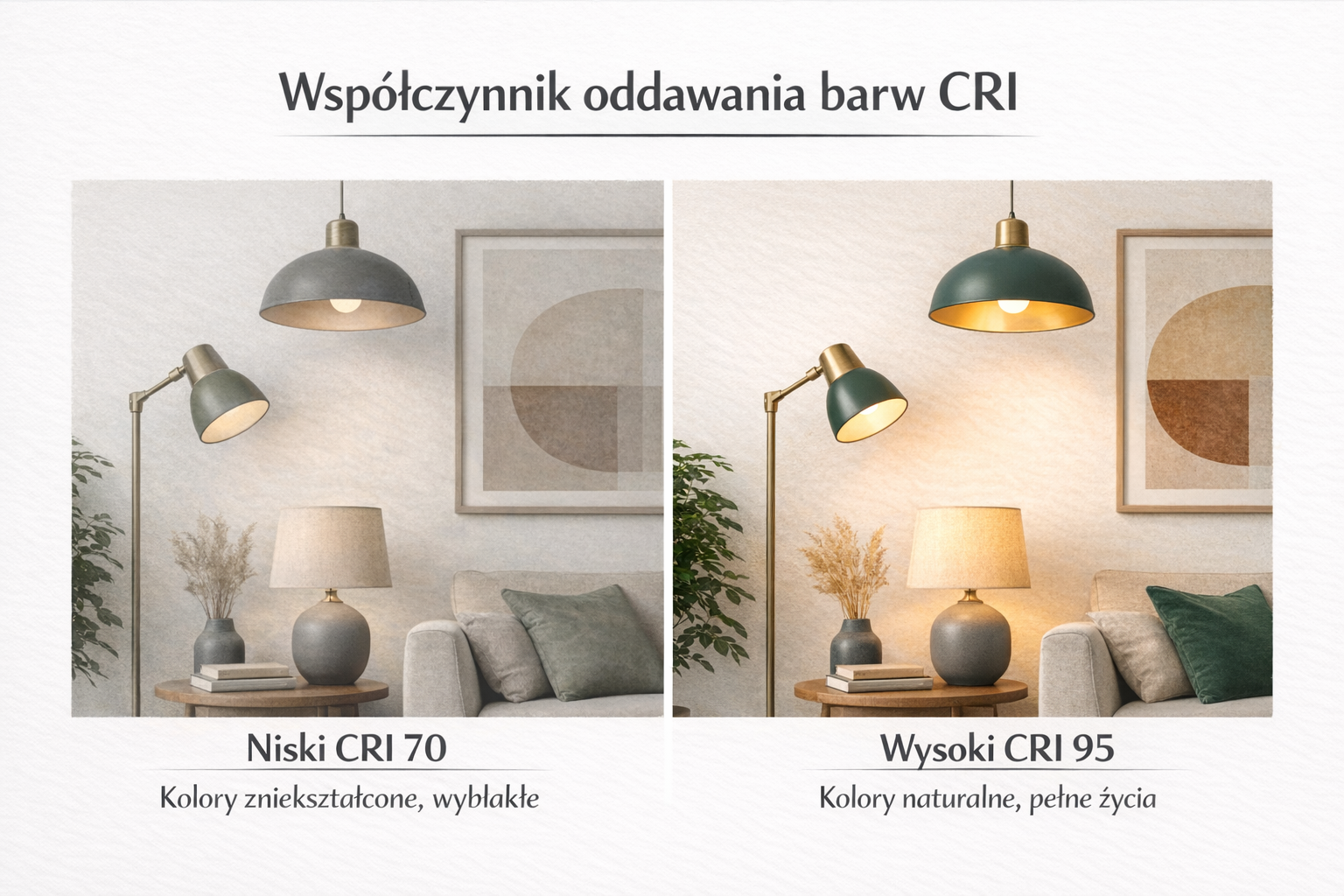 Współczynnik oddawania barw CRI – co to jest i dlaczego ma ogromne znaczenie w oświetleniu?