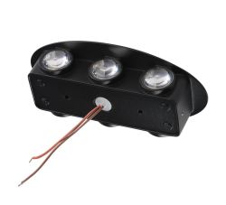 Kinkiet ogrodowy PONTAS LED Italux OWL-55034-BK, cena 111.00 zł #1