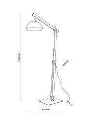 Lampa podłogowa OSLO TK Lighting 5128, cena 875.00 zł #2