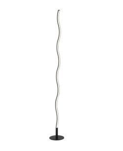 Lampa podłogowa Wave LED czarna 120cm Leuchten Direkt 11568-18, cena 249.00 zł #1