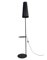 Lampa podłogowa ZING BLACK z półką TK Lighting 5959, cena 363.00 zł