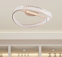 Lampa sufitowa GANO LED złota Zuma Line MX3317-1-3GT ze ściemniaczem, cena 789.00 zł #1