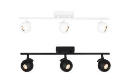 Lampa sufitowa LAFIN Italux SPL-45379-3-BK SPL-45379-3-WH kolor do wyboru, cena 288.00 zł