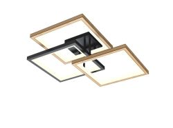 Lampa sufitowa MATERA LED trójka kwadraty 57x57 Wofi Premium 9022-306S ze ściemniaczem, cena 1199.00 zł