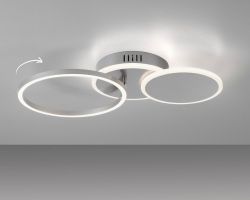 Lampa sufitowa okręgi SEVENT LED Leuchten Direkt 14116-55, cena 319.00 zł