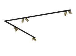 Lampa sufitowa oprawa MONO CORNER VIII 2x200 SOLID BRASS Nowodvorski 7757, cena 1199.00 zł