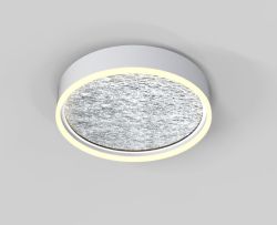 Lampa sufitowa, plafon BORDEAUX 40cm srebrny LED Wofi Premium 9002-103M ze ściemniaczem, cena 899.00 zł