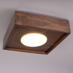 Lampa sufitowa plafon SOUL 1 15x15 orzech Sigma 40914, cena 283.00 zł #1