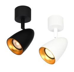 Lampa sufitowa TINO Italux SPL-36748-1R-BK-GD SPL-36748-1R-WH-GD kolor do wyboru, cena 56.00 zł