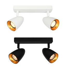 Lampa sufitowa TINO Italux SPL-36748-2-BK-GD SPL-36748-2-WH-GD kolor do wyboru, cena 117.00 zł