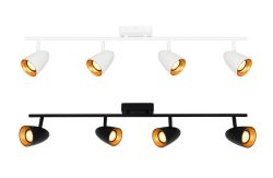 Lampa sufitowa TINO Italux SPL-36748-4-BK-GD SPL-36748-4-WH-GD kolor do wyboru, cena 234.00 zł