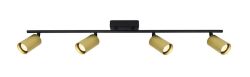 Lampa sufitowa TRIS Italux SPL-46829-4-BK-GD, cena 200.00 zł