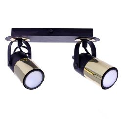 Lampa sufitowa WILSON BLACK 2xGU10 Milagro MLP4851, cena 207.00 zł