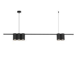 Lampa wisząca (listwa) GENESIS BLACK 5xGU10 100cm Milagro ML0367, cena 389.00 zł