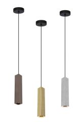 Lampa wisząca ANDER Italux PND-28394-1-ALU PND-28394-1-BRO PND-28394-1-GD kolor do wyboru, cena 107.00 zł