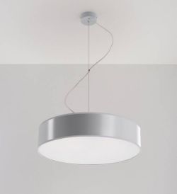 Lampa wisząca ARENA 45 szara Sollux SL.0119, cena 429.00 zł