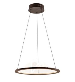 Lampa wisząca BARET 40cm LED w kolorze kawowym Italux PND-58038-26W-3K, cena 918.00 zł