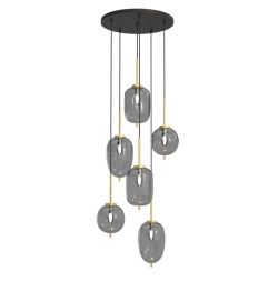 Lampa wisząca BELLEVILLE 6 Wofi Premium 5007-502, cena 2115.00 zł