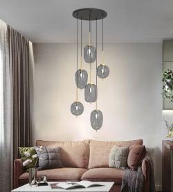 Lampa wisząca BELLEVILLE 6 Wofi Premium 5007-502, cena 2115.00 zł #2