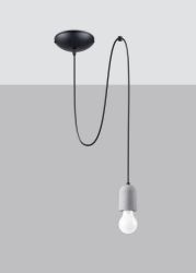 Lampa wisząca beton NESO 1 LONG Sollux Lighting SL.1159, cena 99.00 zł