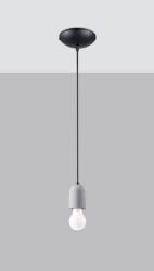 Lampa wisząca beton NESO 1 Sollux Lighting SL.1284, cena 85.00 zł