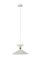 Lampa wisząca biała QUELTO Italux PND-84432-1-WH, cena 189.00 zł