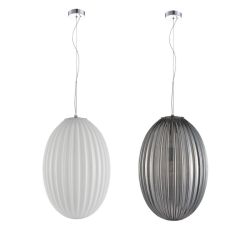 Lampa wisząca BRAGA WHITE SMOKE plisowane szkło Milagro ML0350 ML0351 - kolor do wyboru, cena 549.99 zł