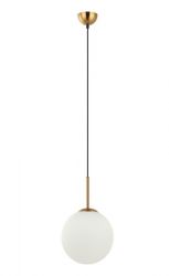 Lampa wisząca brąz antyczny 25cm DEORE Italux PND-5578-1M-BRO, cena 215.00 zł