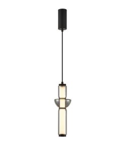 Lampa wisząca BRUNI LED Italux PND-27372-1-19W-BK, cena 390.00 zł