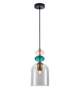 Lampa wisząca BUSCO Italux PND-30263-1B-BRO-SG, cena 205.00 zł