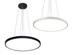 Lampa wisząca CALVI o średnicy 40cm LED Italux PND-35263-400R-32W-BK PND-35263-400R-32W-WH - kolor do wyboru, cena 253.00 zł