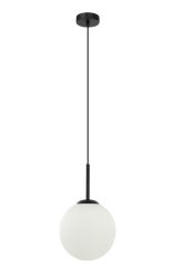 Lampa wisząca czarna 20cm DEORE Italux PND-5578-1S-BK, cena 125.00 zł