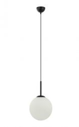 Lampa wisząca czarna 25cm DEORE Italux PND-5578-1M-BK, cena 193.00 zł