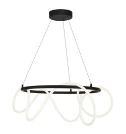 Lampa wisząca czarna BALBO LED Zuma Line 20006PL-BK zmiana barwy światła, cena 749.00 zł