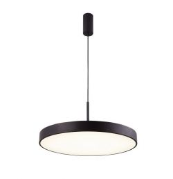 Lampa wisząca czarna MARCELLO 60 LED AZzardo AZ5091 sterowana pilotem, cena 1149.00 zł