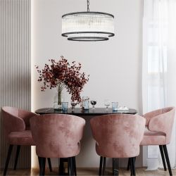 Lampa wisząca czarna SERGIO 50cm Zuma Line P0528-06H-P7AC, cena 1399.00 zł #1