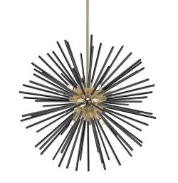 Lampa wisząca czarno złota URCHIN Zuma Line P0491-09C-F7BC, cena 1899.00 zł #1