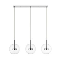 Lampa wisząca ENCELADUS LED potrójna chrom Zuma Line P0428-03J-B5AC, cena 899.00 zł