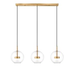 Lampa wisząca ENCELADUS LED złota potrójna Zuma Line P0428-03J-L4AC, cena 999.00 zł