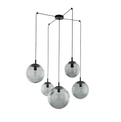 Lampa wisząca ESME 5 GRAPHITE PAJĄK TK Lighting 5382, cena 1122.00 zł