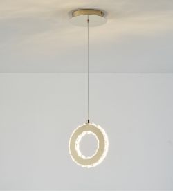 Lampa wisząca GIRONA LED złota Zuma Line MD3713-1-3GT ze ściemniaczem, cena 549.00 zł