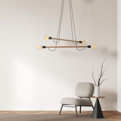 Lampa wisząca HELIX WOOD ORZECH TK Lighting 4949, cena 256.00 zł #1