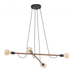 Lampa wisząca HELIX WOOD ORZECH TK Lighting 4949, cena 256.00 zł