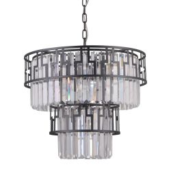 Lampa wisząca kryształowa FILIP Italux PND-43493-7A, cena 1310.00 zł