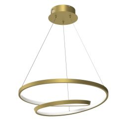 Lampa wisząca LUCERO GOLD 48W LED Milagro ML7950, cena 429.00 zł