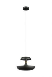 Lampa wisząca MARINA 26cm szara Italux PND-73221-1M-GR, cena 160.00 zł