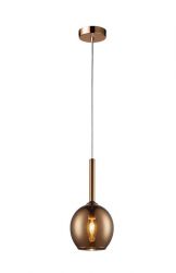 Lampa wisząca pojedyncza MONIC Zuma Line MD1629-1 copper, cena 299.00 zł