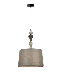 Lampa wisząca NEROM 34cm Italux PND-22374A-BK, cena 274.00 zł