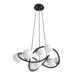 Lampa wisząca NISYRO Zuma Line MD4922-8-EBGN, cena 899.00 zł