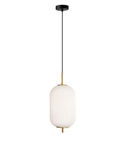 Lampa wisząca OLMETO Italux PND-28798-1-GD-WH, cena 200.00 zł